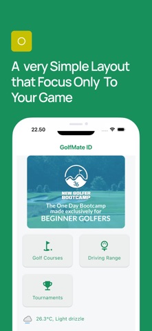 GolfMate ID screenshot