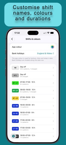 Freedays - Shift Calendar screenshot 7