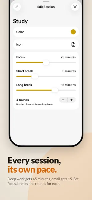 Flexo - Pomodoro, Timer screenshot 2