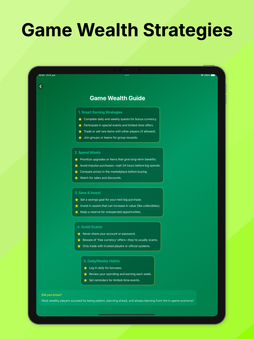 iPad screenshot