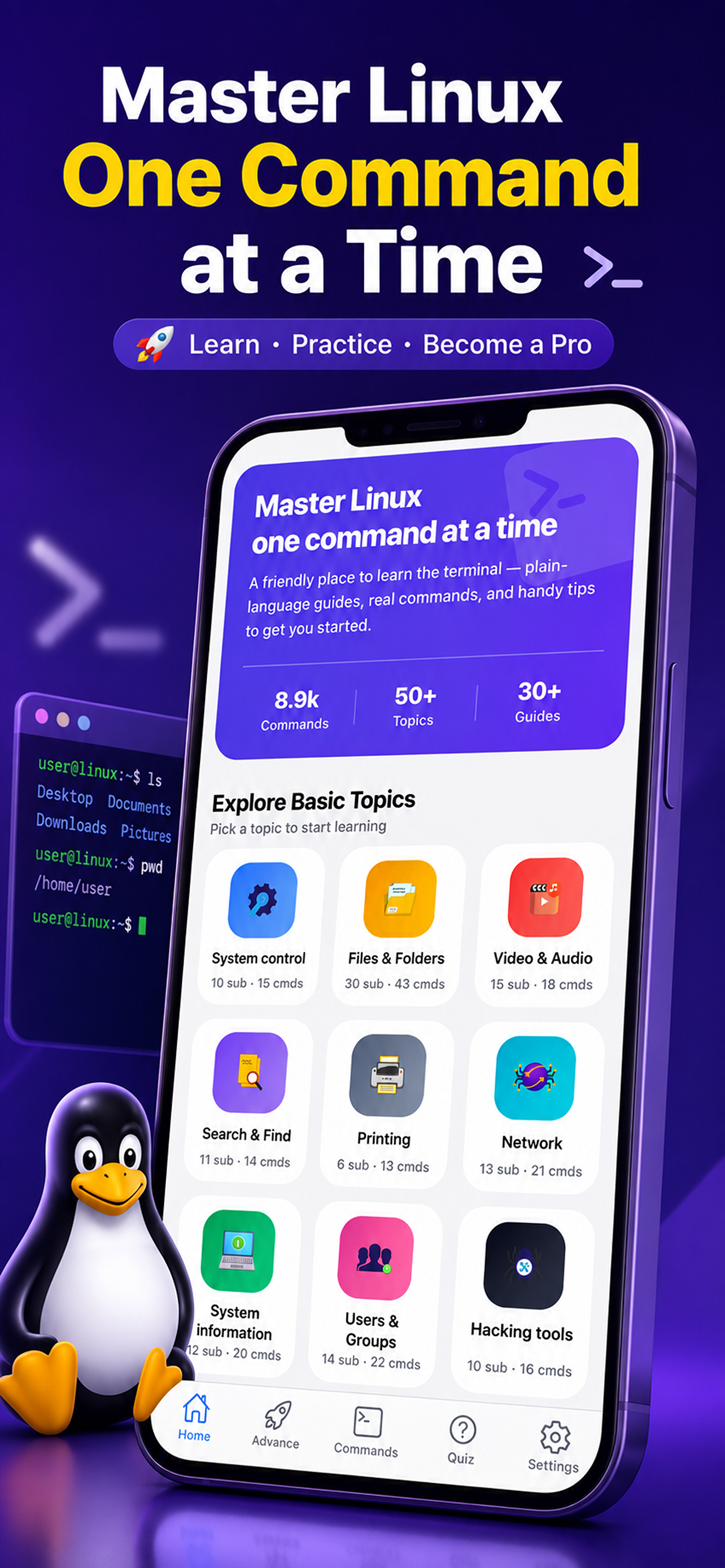 Learn Linux Command & Prompt