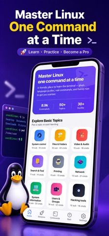 Learn Linux Command & Prompt Screenshot 1 of 8
