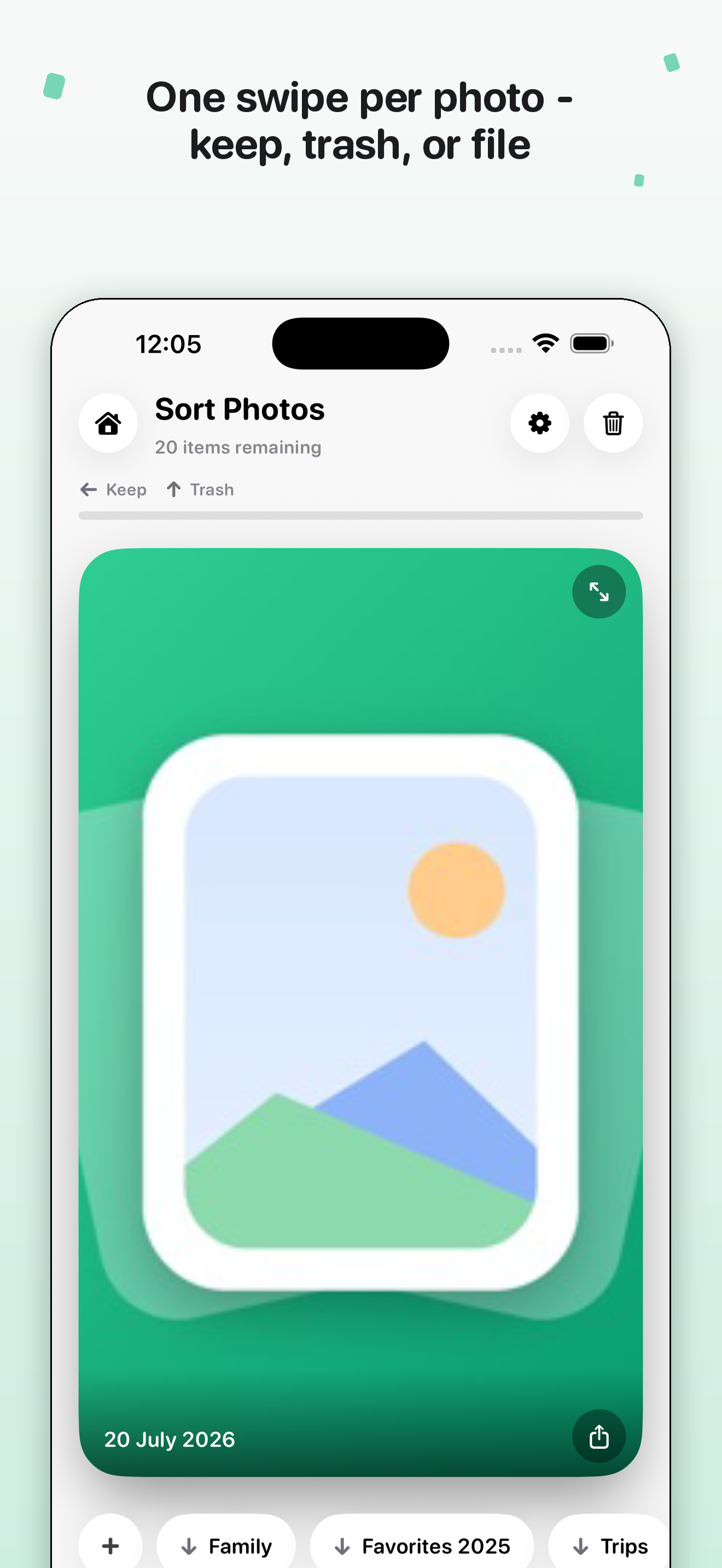 Keepers – Photo Sorter screenshot 3