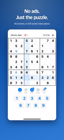 Sudoku Zero — Offline, No Ads Screenshot 1 of 5