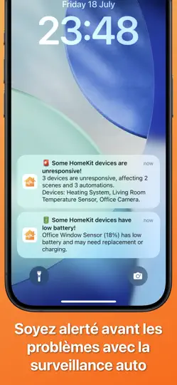 Capture d'écran de HomeCare Pour HomeKit sur iPhone 2