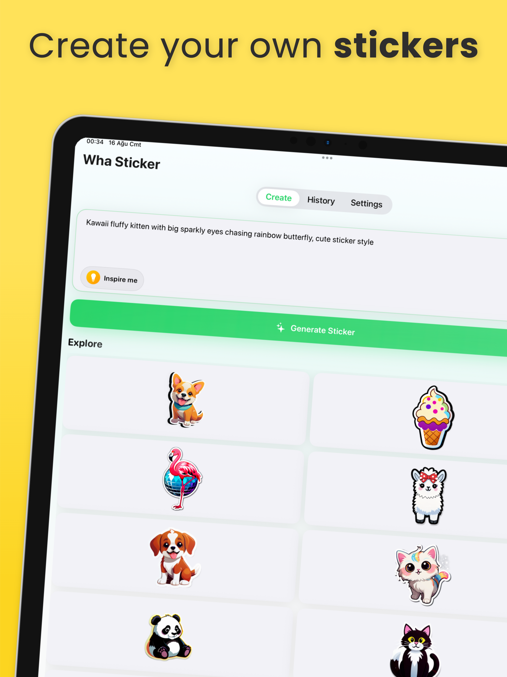 Wha+ Sticker - Text to Sticker