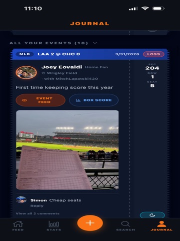 Fan Stat: Your Sports Journey iPad screenshot