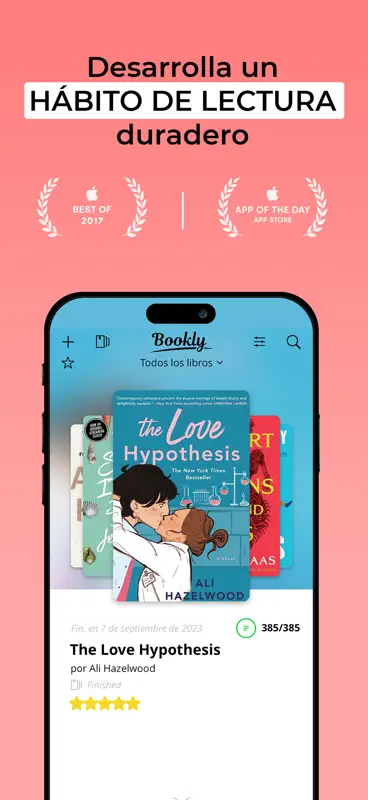 Bookly - Seguimiento libros screenshot 1 of 10
