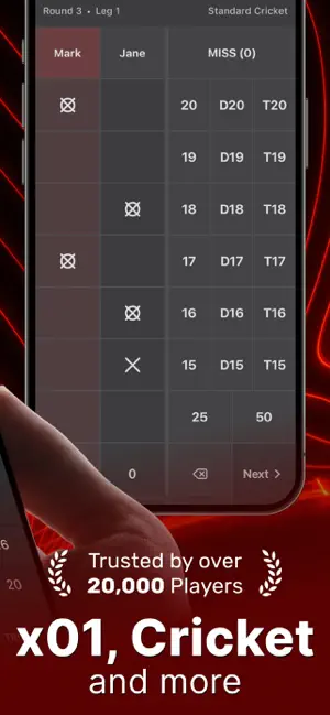 DartsOn: Dart Scorer & Counter iPhone screenshot 2