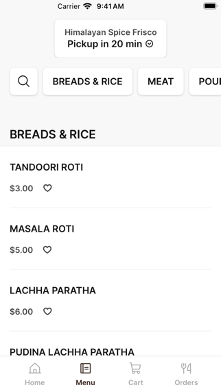 Himalayan Spice Frisco iPhone screenshot 2 - Food & Drink app