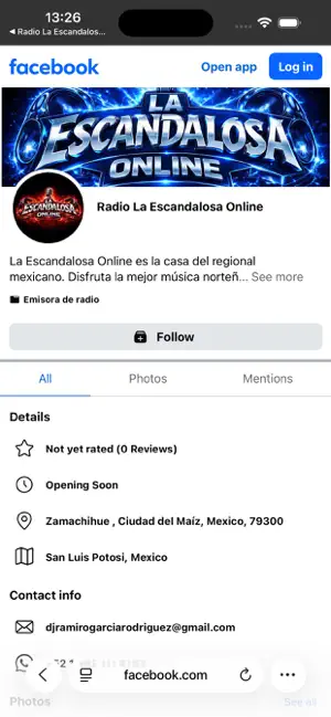 Radio La Escandalosa Online screenshot 3