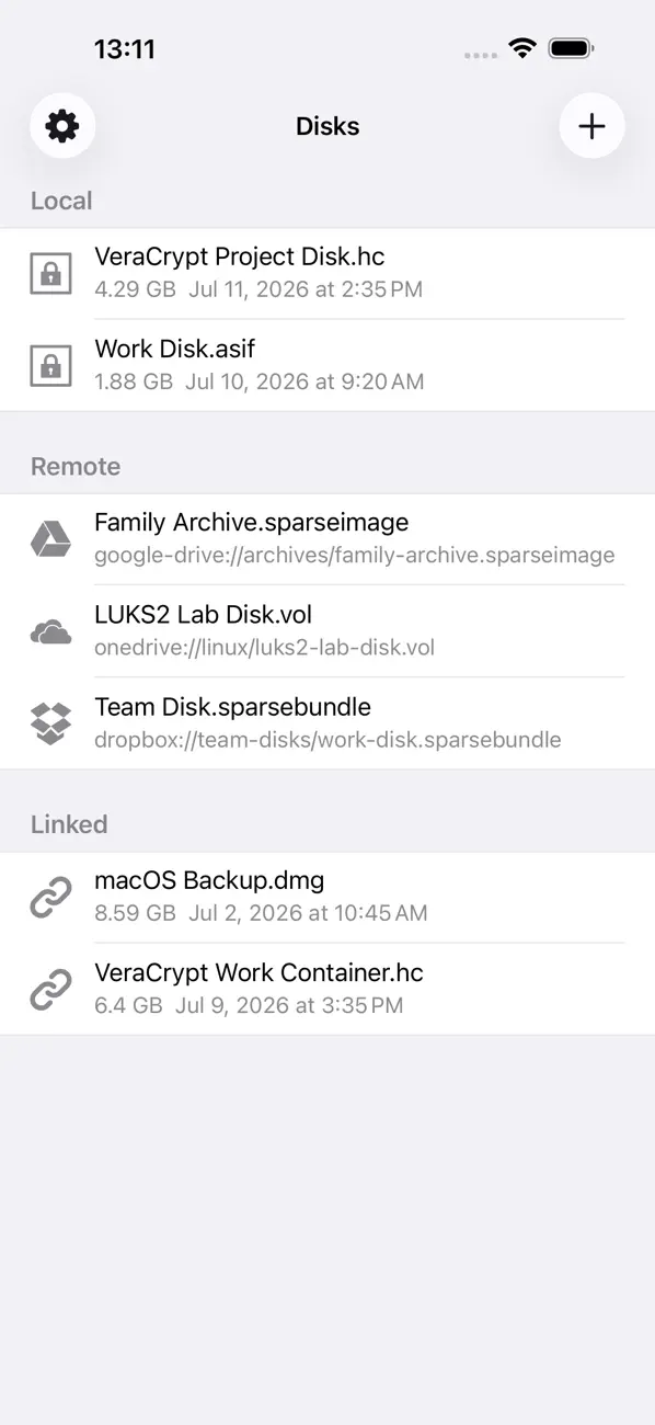 Screenshot #1 pour Disk Decipher