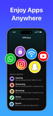 VPN Duo: Fast VPN & Ad Blocker screenshot 8