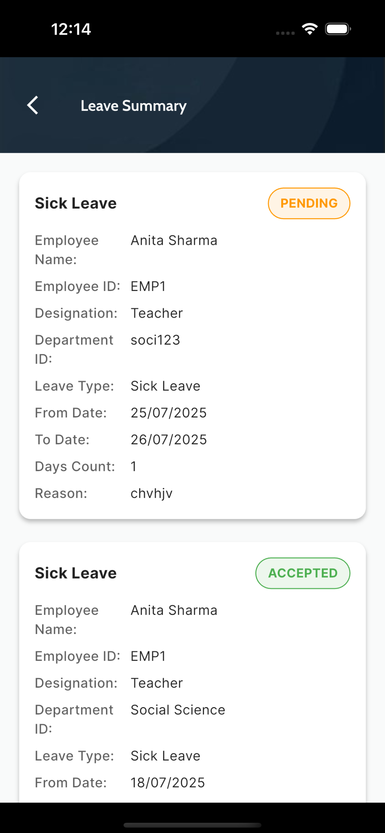 School Management App screenshot 4