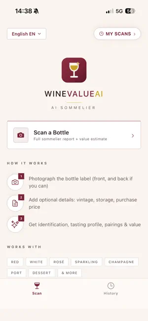 WineValueAI: AI Sommelier screenshot 1