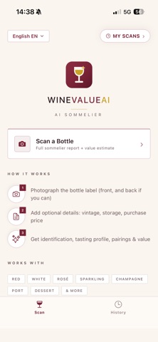 WineValueAI: AI Sommelier Screenshot 1 of 4