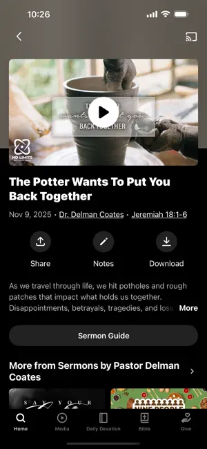 No Limits with Pastor Delman screenshot 2