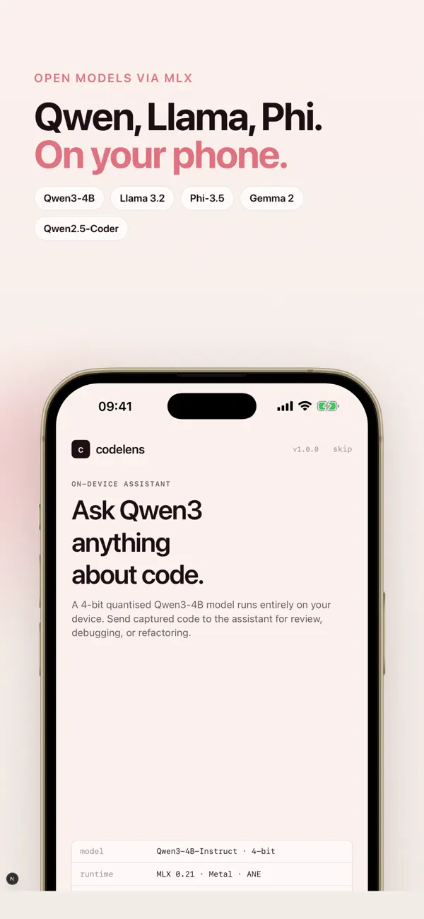 #2. On Device : Local AI Studio (iOS) Von: MESUT CAN YAGCI