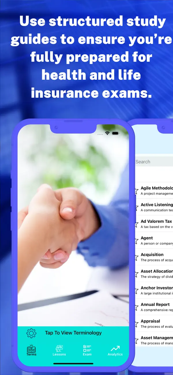 Screenshot #1 pour Life & Health Insurance Prep.
