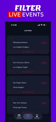 Live Stream Schedule for MLB screenshot 3