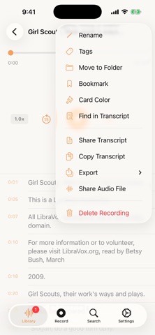Tuck Voice - Memo Organizer screenshot