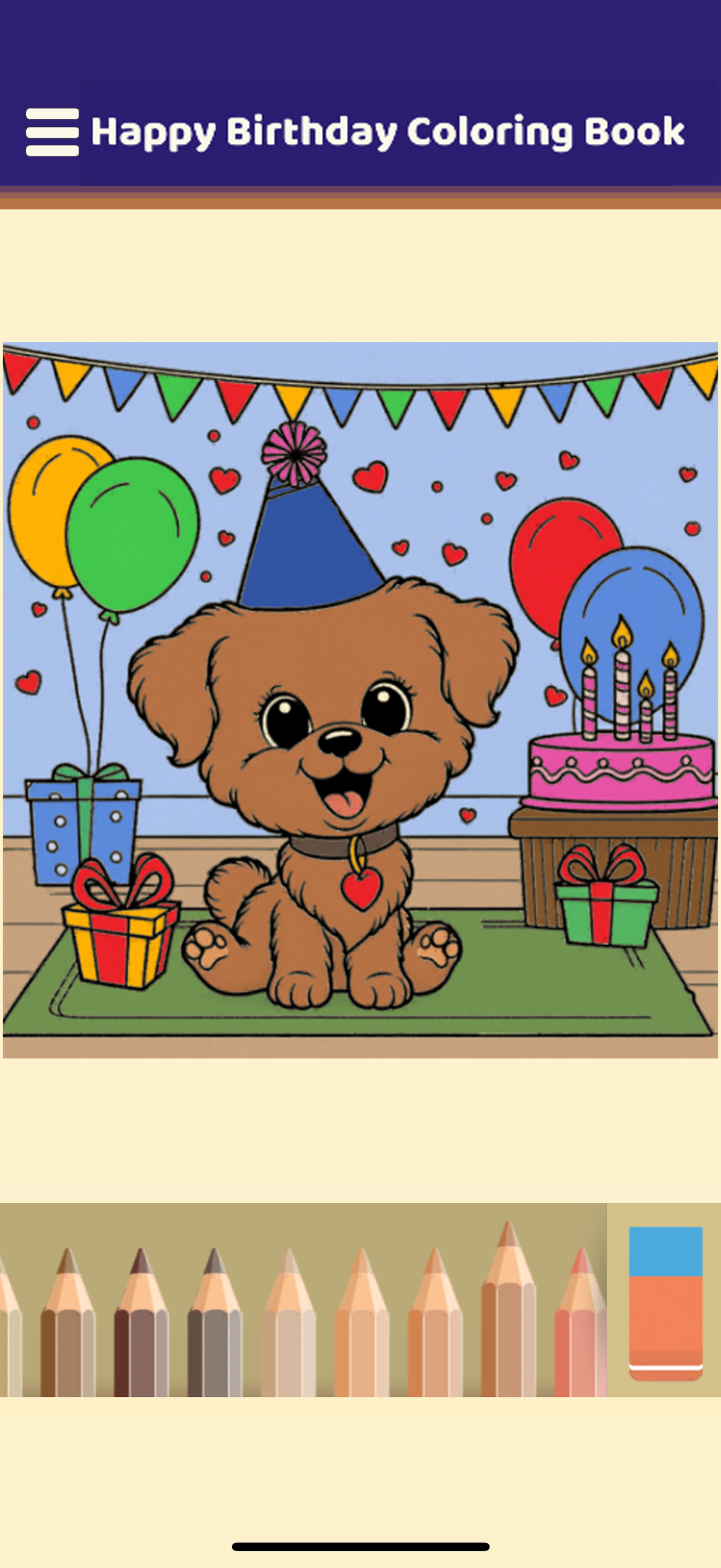 Happy Birthday Coloring Book ™