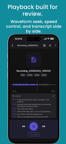 EchoNote: Voice Recorder AI screenshot