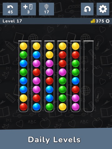 Color Cascade Ball Sort Puzzle iPad screenshot