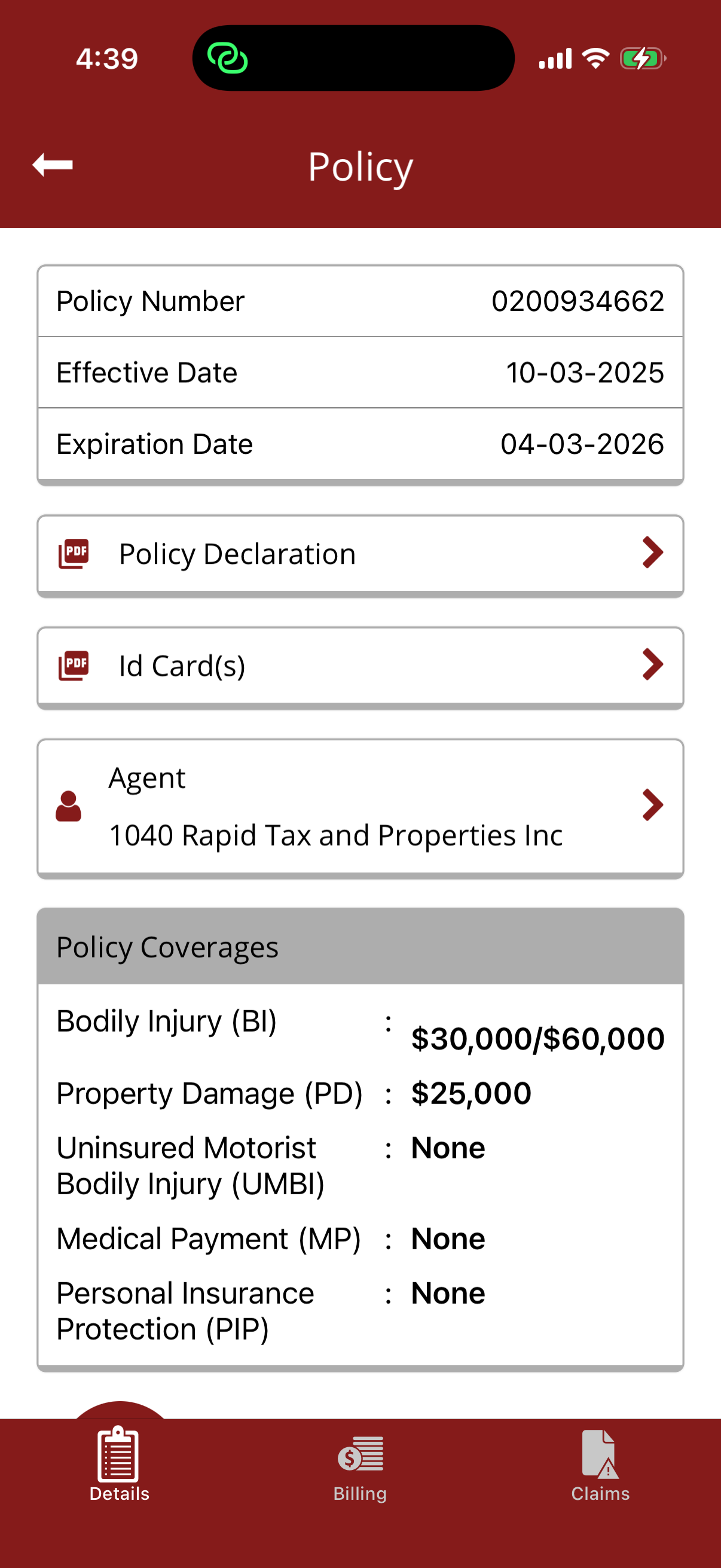 Falcon Insurance Company screenshot 4