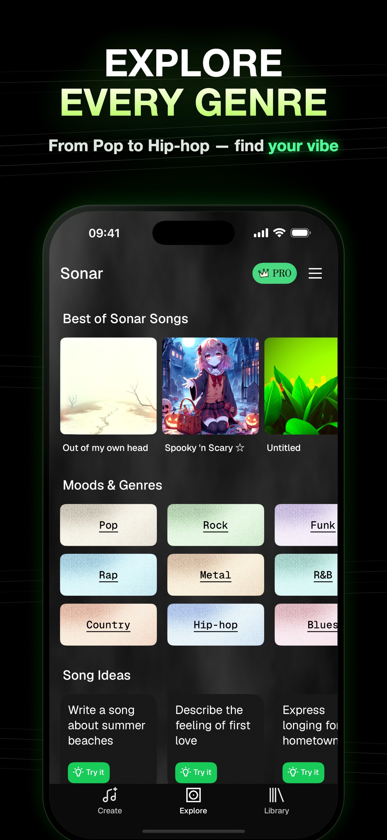 AI Music & Song Maker - Sonar screenshot 5