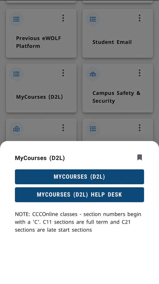 #2. FRCC eWOLF (iOS) By: State Board for Community Colleges and Occupational Education
