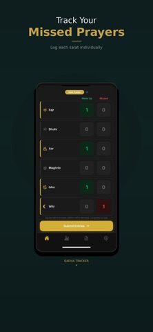 Qadha Tracker screenshot