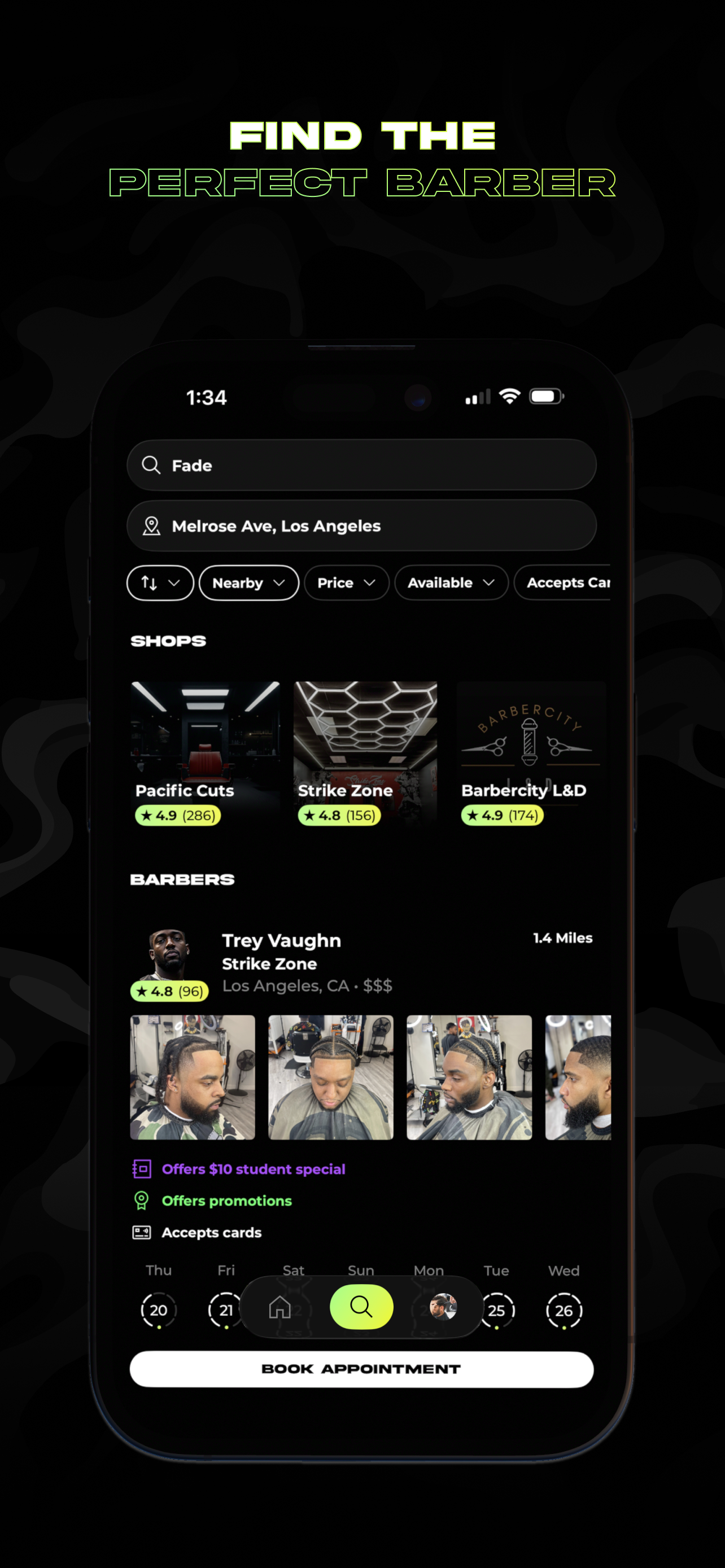 theCut: Find & Book Barbers screenshot 4