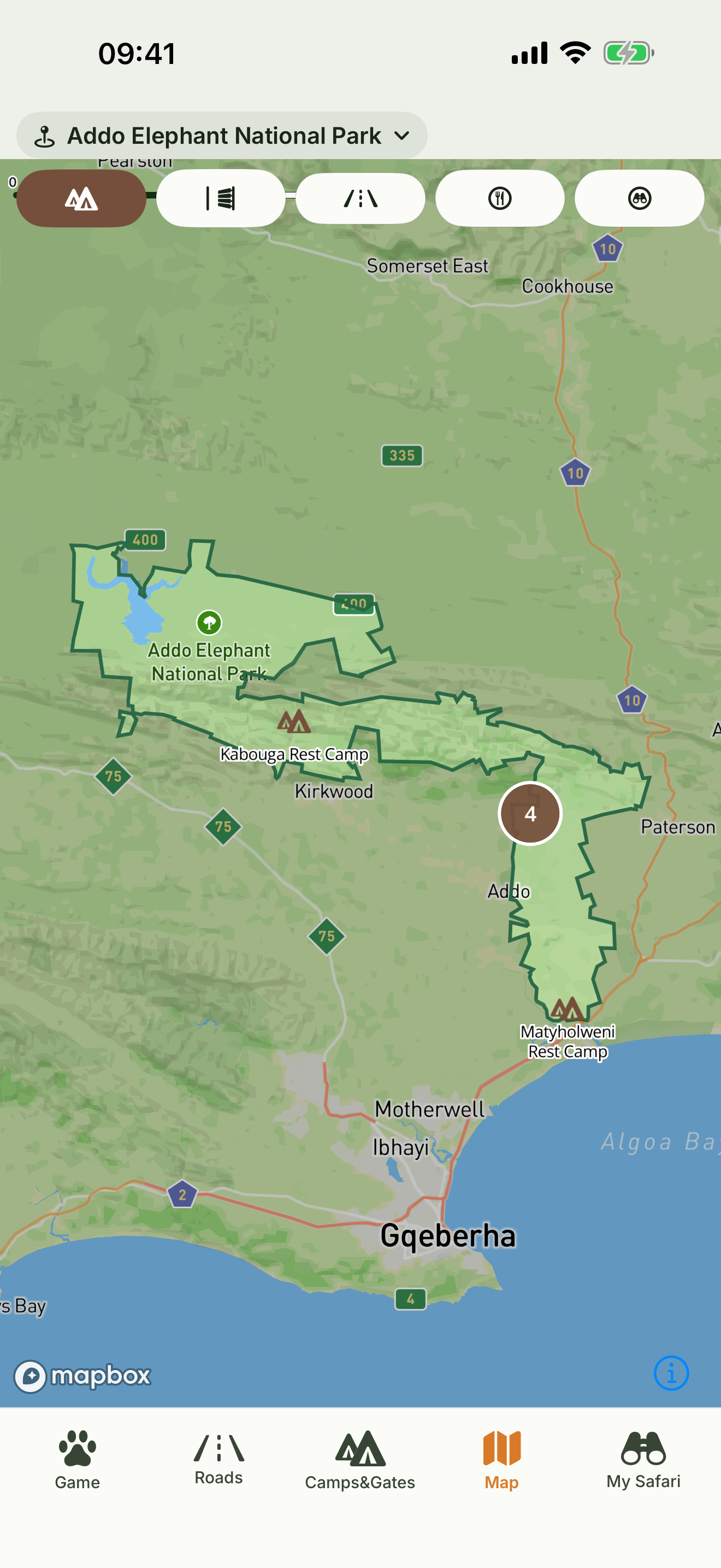 Addo Safari: Map & Guide