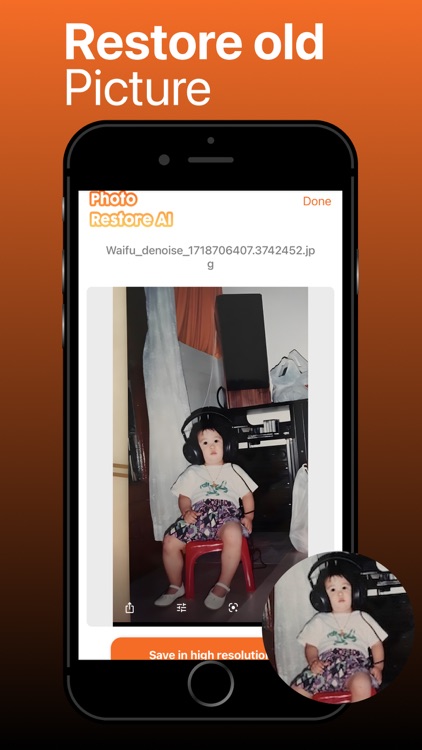AI Photo enhancer, Restore pic