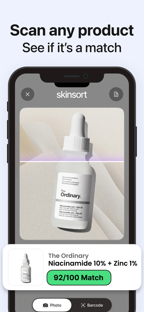 SkinSort - Skincare Scanner screenshot 2