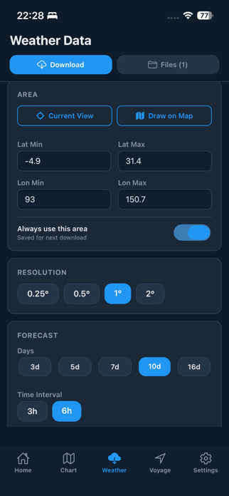 SailorSoft Weather Routeing Screenshot 4 of 10