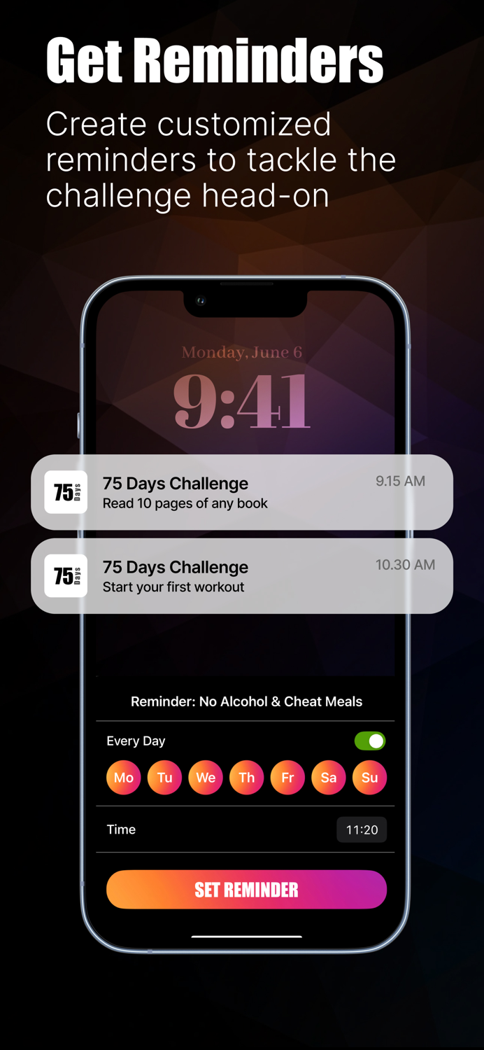 75 Days Tough Fitnes Challenge