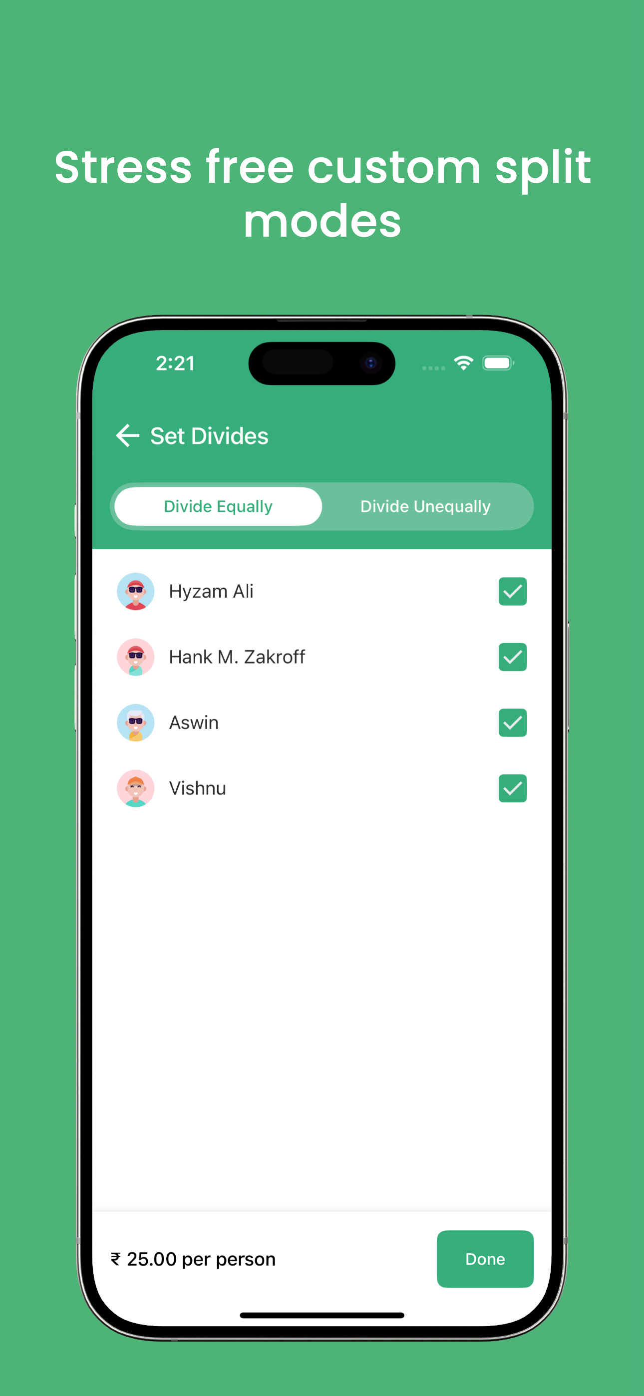 Divide - Split Bills screenshot 4