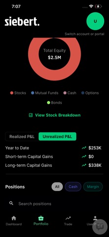 Siebert Investor Mobile screenshot
