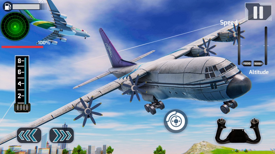 #1. Plane Pilot Airplane Games (iOS) 来自: Hamza Khalid