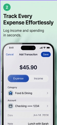 WorthPilot: Money Tracker Screenshot 2 of 5