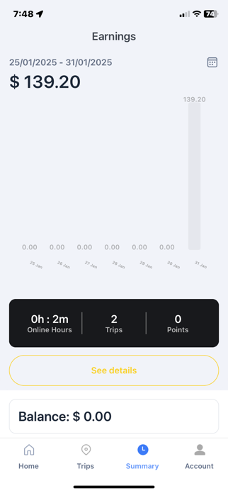 GetATaxi Driver App Screenshot 4 of 12