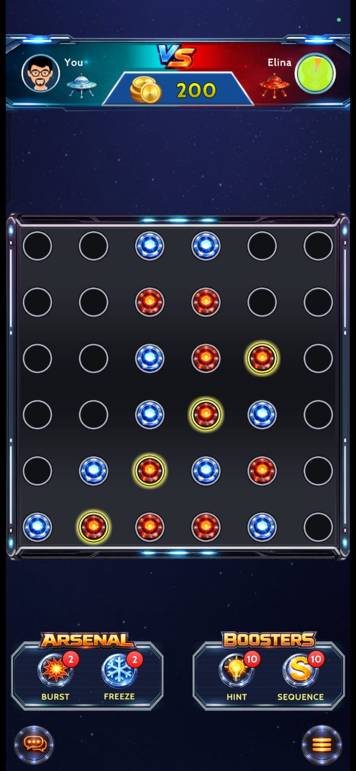 Four in a Row - Friends Online