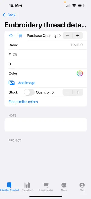 EmbroideryThreads screenshot 4