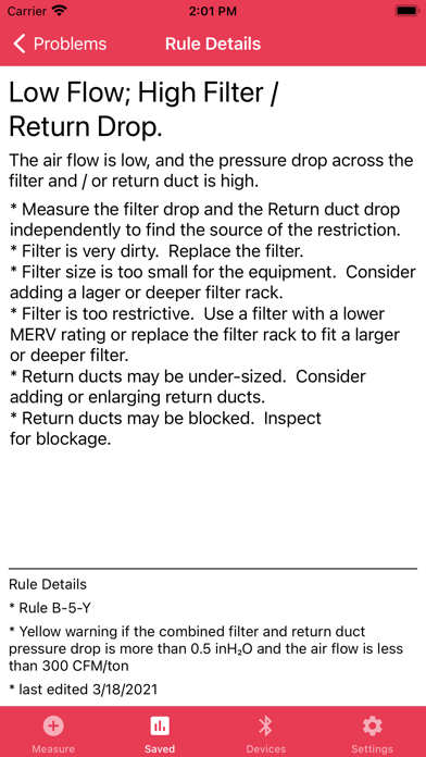 TrueFlow HVAC Air Flow Screenshot