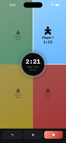Meeple Clock: Board Game Timer iPhone screenshot