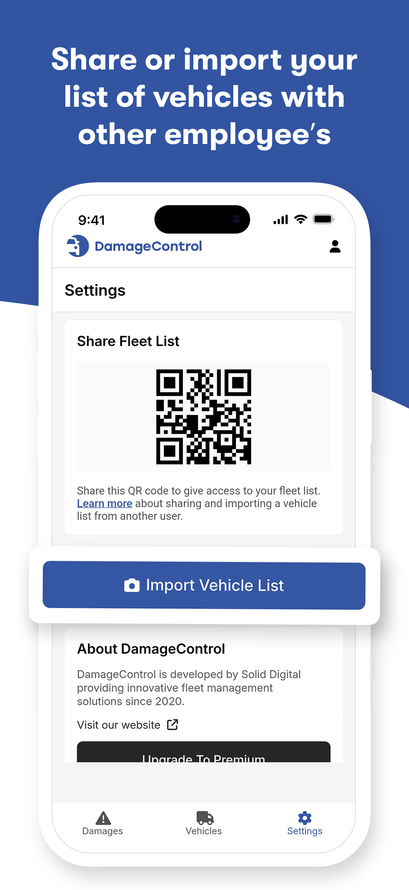 Damage Control App