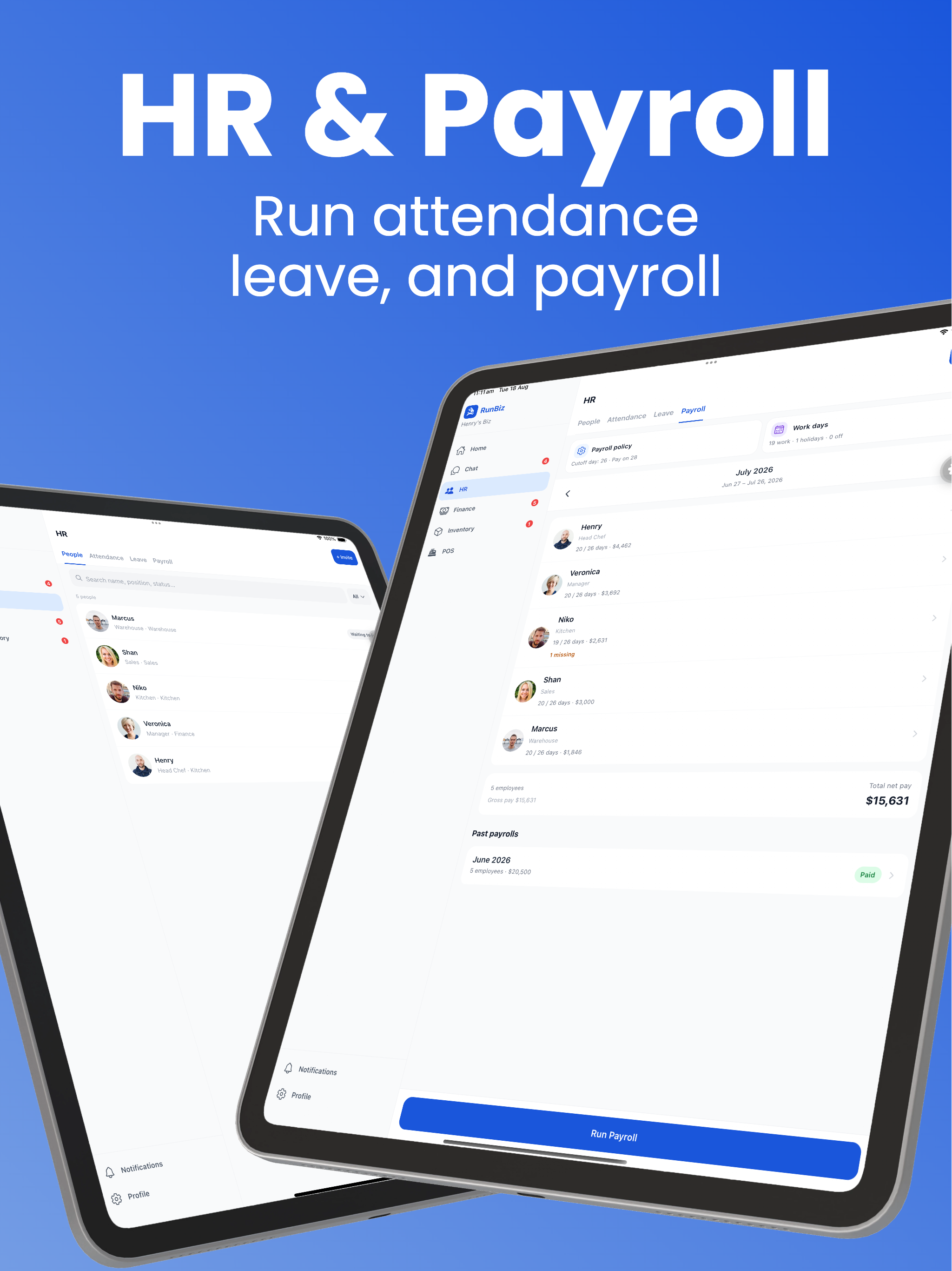 RunBiz ERP screenshot 12