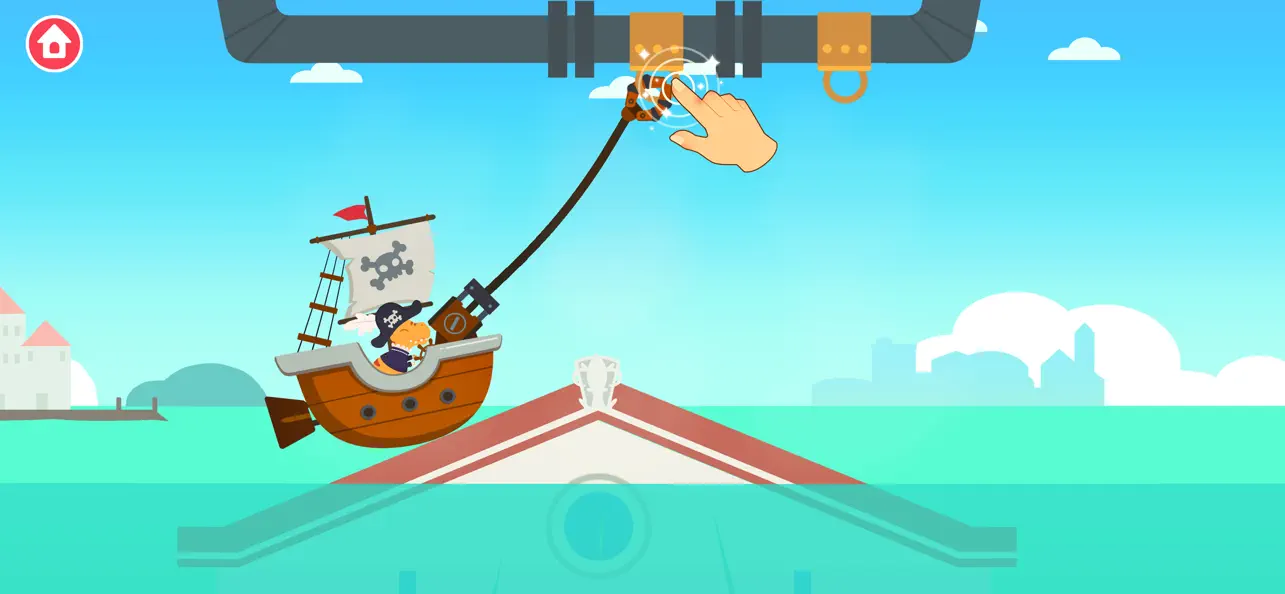 Screenshot #1 pour Jeux de dinosaures pirates